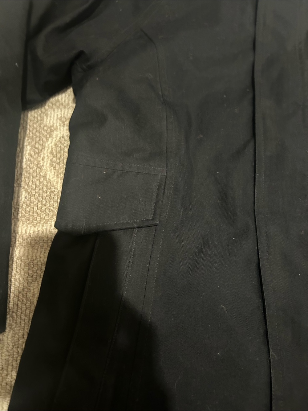 The North Face girls Black Hooded Quilted down 550 dry vent Jacket 14/16 - Picture 8 of 15